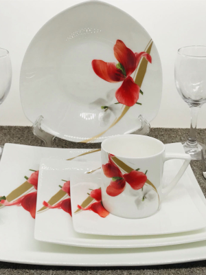 fine bone china 20pc dinner set flirtation