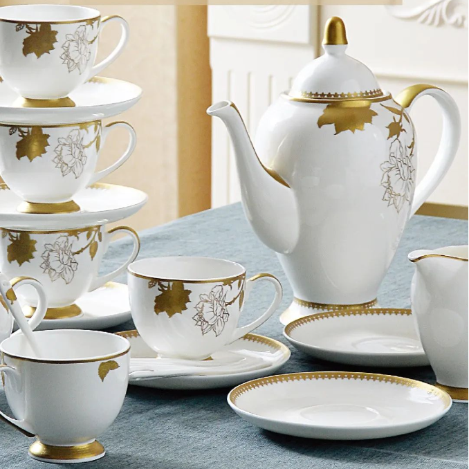Fine bone china Luxuious brand KUNWARE dinner set