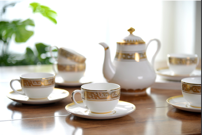 Fine bone china Luxuious brand KUNWARE dinner set
