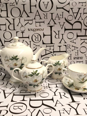 Fine bone china Luxuious brand KUNWARE dinner set